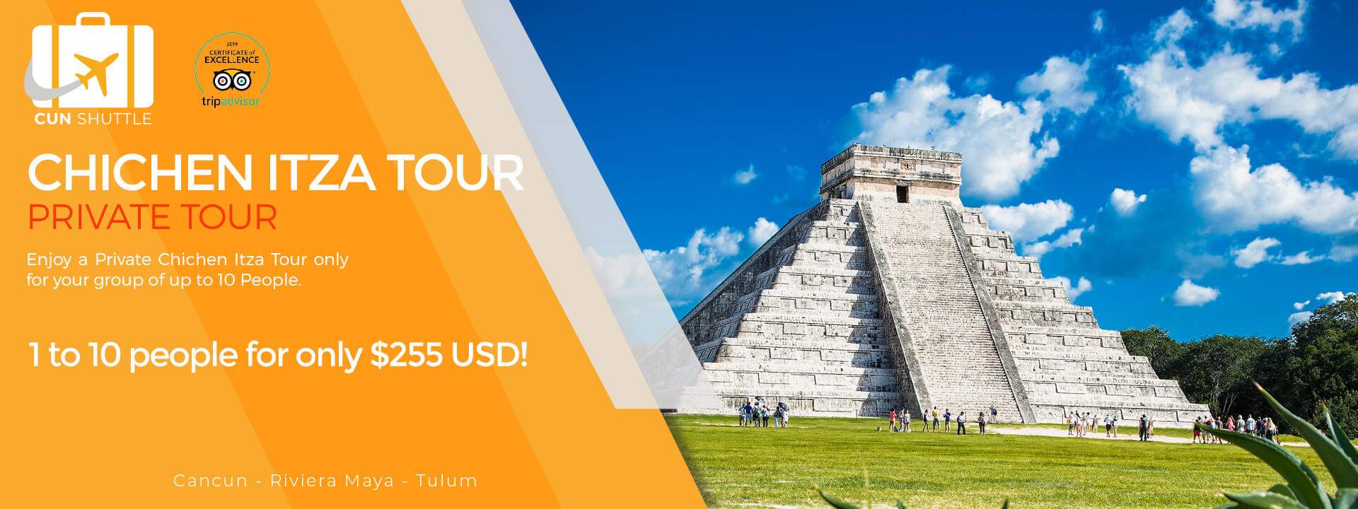 Playa del Carmen Shuttle - Chichen Itza Tour